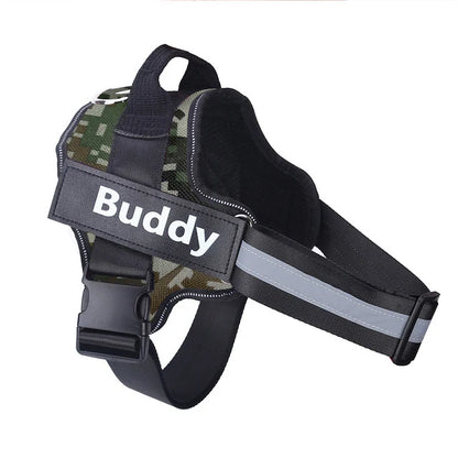 Personalized No-Pull Dog Harness – Reflective & Comfy for All Breeds
