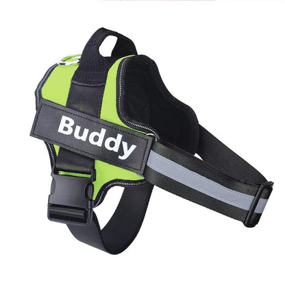 Personalized No-Pull Dog Harness – Reflective & Comfy for All Breeds