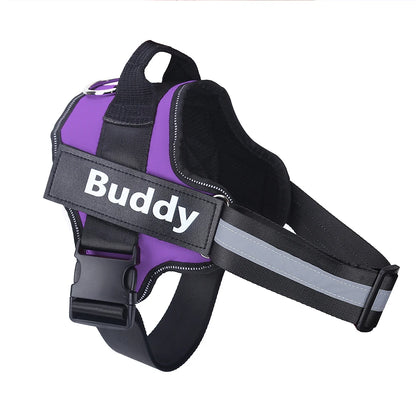 Personalized No-Pull Dog Harness – Reflective & Comfy for All Breeds