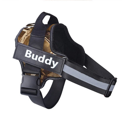Personalized No-Pull Dog Harness – Reflective & Comfy for All Breeds