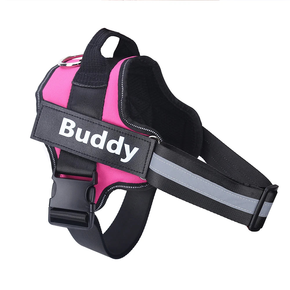 Personalized No-Pull Dog Harness – Reflective & Comfy for All Breeds