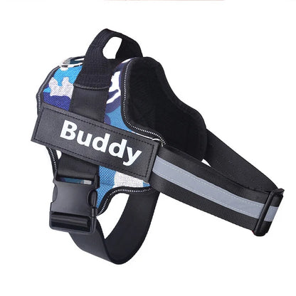 Personalized No-Pull Dog Harness – Reflective & Comfy for All Breeds