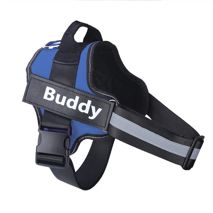 Personalized No-Pull Dog Harness – Reflective & Comfy for All Breeds
