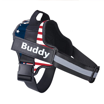 Personalized No-Pull Dog Harness – Reflective & Comfy for All Breeds